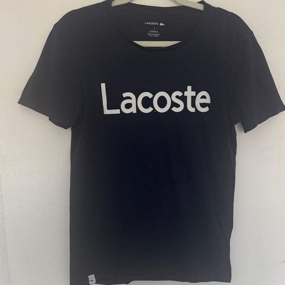 Lacoste Men's Navy Blue T-Shirt